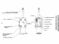 Pivot post assembly Gottlieb