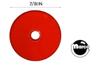 Washer - PETG red 7/8 inch OD No.6