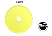 Washer - PETG yellow 7/8 inch OD No.6