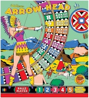 ARROW HEAD (Williams) Backglass