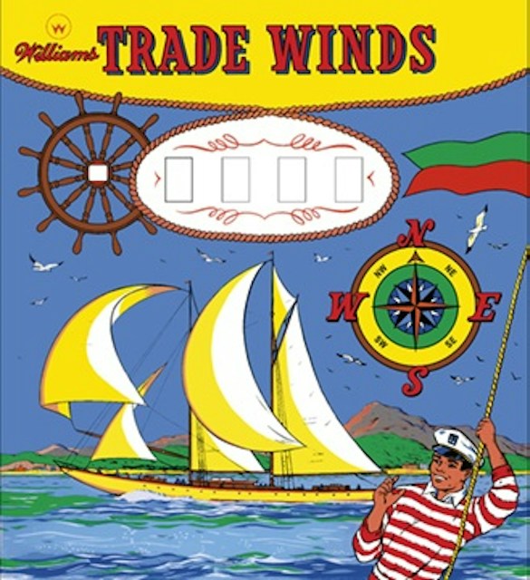 TRADE WINDS (Williams) Backglass