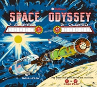 SPACE ODYSSEY (Williams) Backglass