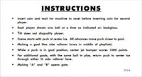 OLYMPIC HOCKEY (Williams) Score Cards