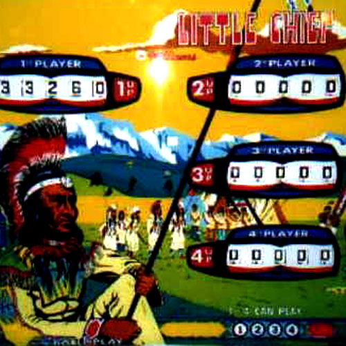 LITTLE CHIEF Pinball GX359
