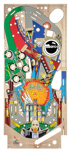 ADDAMS FAMILY (Bally) Playfield