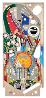 ADDAMS FAMILY (Bally) Playfield dark green