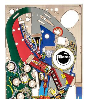 ADDAMS FAMILY (Bally) Playfield dark green