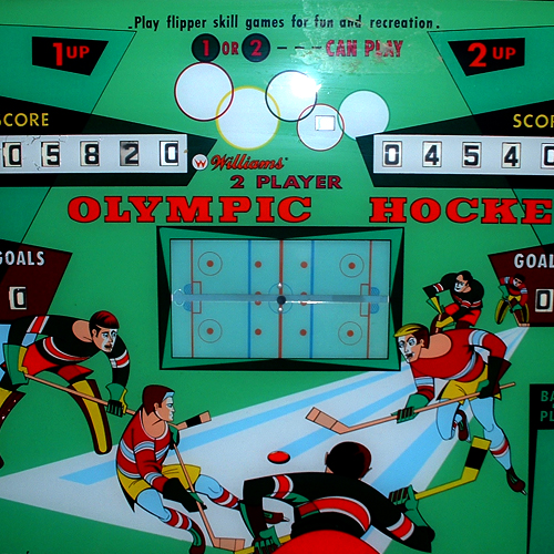 370 - OLYMPIC HOCKEY - Marco Pinball Parts