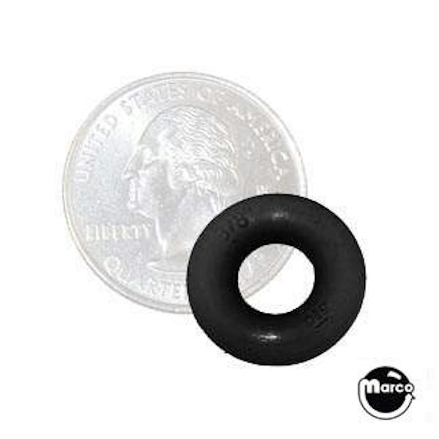 Rubber ring - black 3/8 inch ID 23-6591B