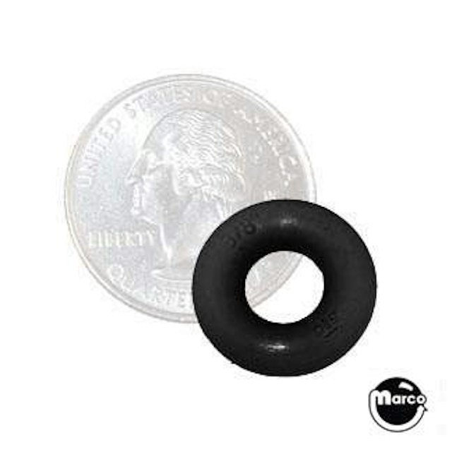 Rubber ring - black 3/8 inch ID 23-6591B