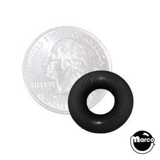 Rubber ring - black 3/8 ID x 1/4 cross