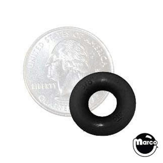 Rubber ring - black 3/8 ID x 1/4 cross