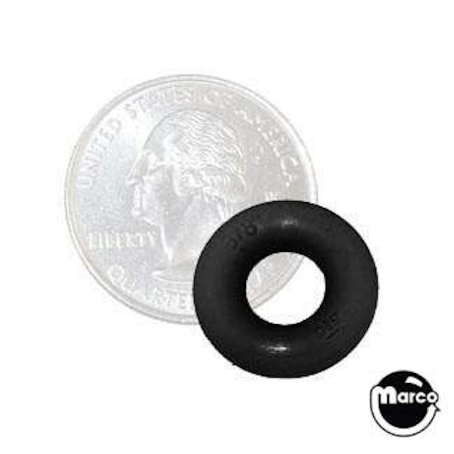 Rubber ring - black 3/8 ID x 1/4 cross