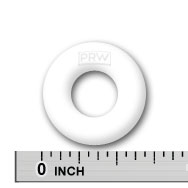 Bingo Hard Rubber Ring - White 5/16 inch 60 durometer