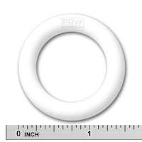 Rubber ring - white 1 inch ID