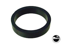 Rubber - flipper 3/8  x 1-1/2 inch ID black