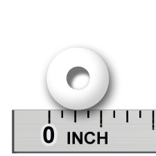Rubber Ring - WHITE 23/64 or 3/8 inch OD