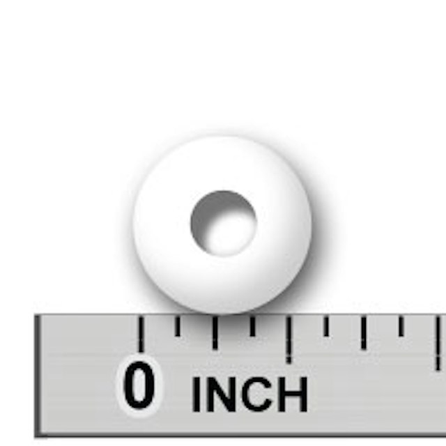 Rubber Ring - WHITE 23/64 or 3/8 inch OD