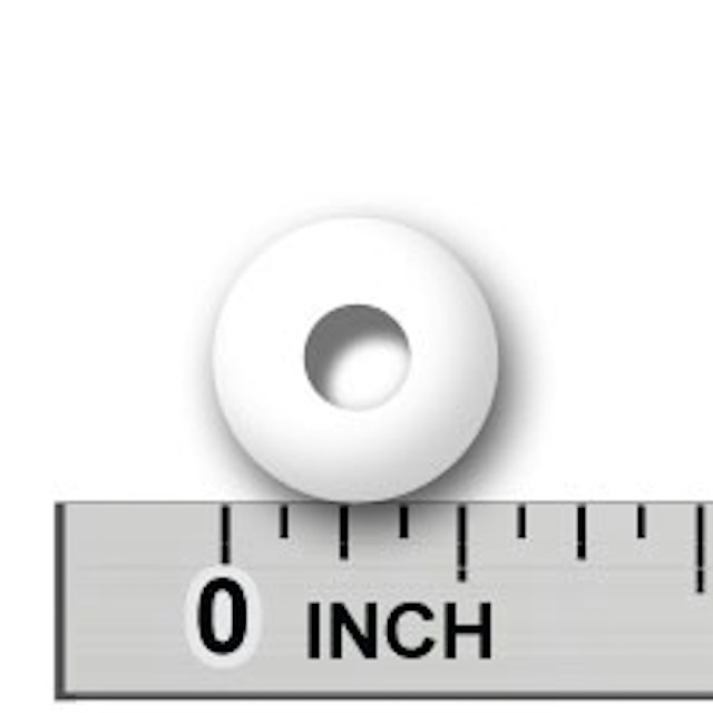 Rubber Ring - WHITE 23/64 or 3/8 inch OD