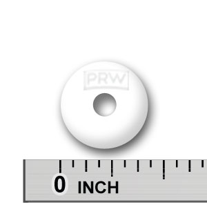 Rubber Ring - WHITE 27/64 or 7/16 inch OD