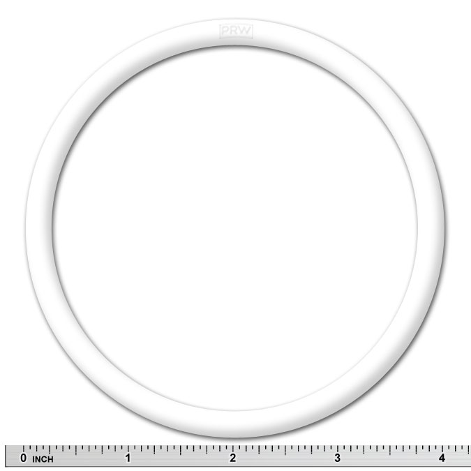 Rubber Ring - WHITE 3-1/2 inch ID