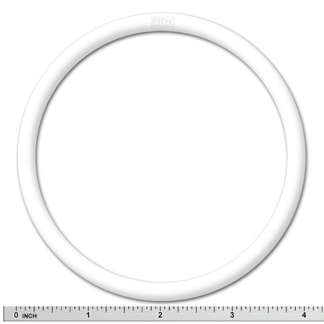 Rubber Ring - WHITE 3-1/2 inch ID
