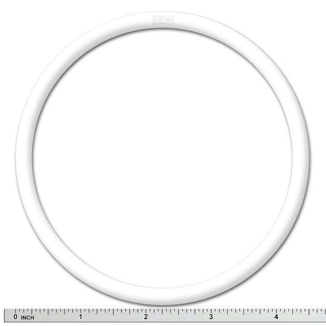 Rubber Ring - White 4 inch ID
