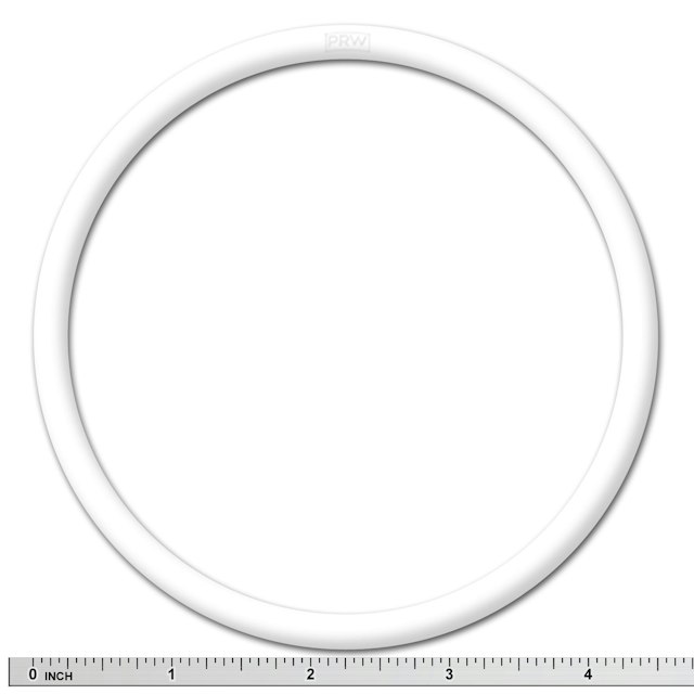 Rubber Ring - White 4 inch ID