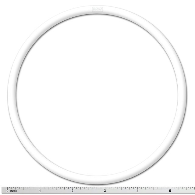 Rubber Ring - WHITE 5 inch ID