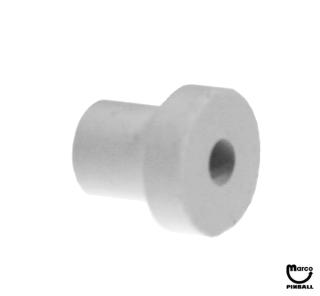 38-6425 - Rubber T - mini post white - Marco Specialties Pinball Parts