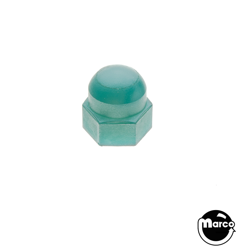 Post cap - nylon acorn nut 6-32 green