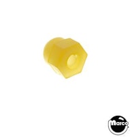 Post cap - nylon acorn nut 6-32 yellow