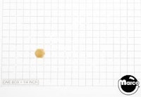 Post cap - nylon acorn nut 6-32 yellow