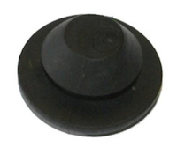 Rubber bumper plug black 23-6577