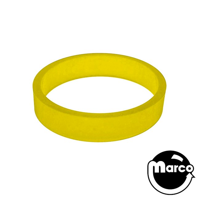 SB flipper narrow 0.375 in x 1.5 in ID ring, YELLOW