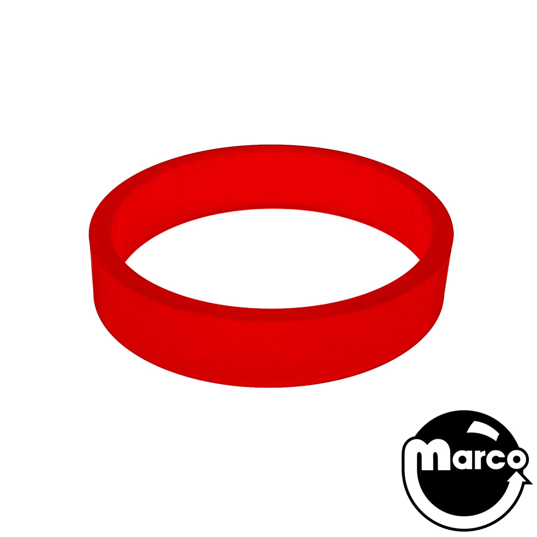 SB flipper narrow 0.375 in x 1.5 in ID ring RED