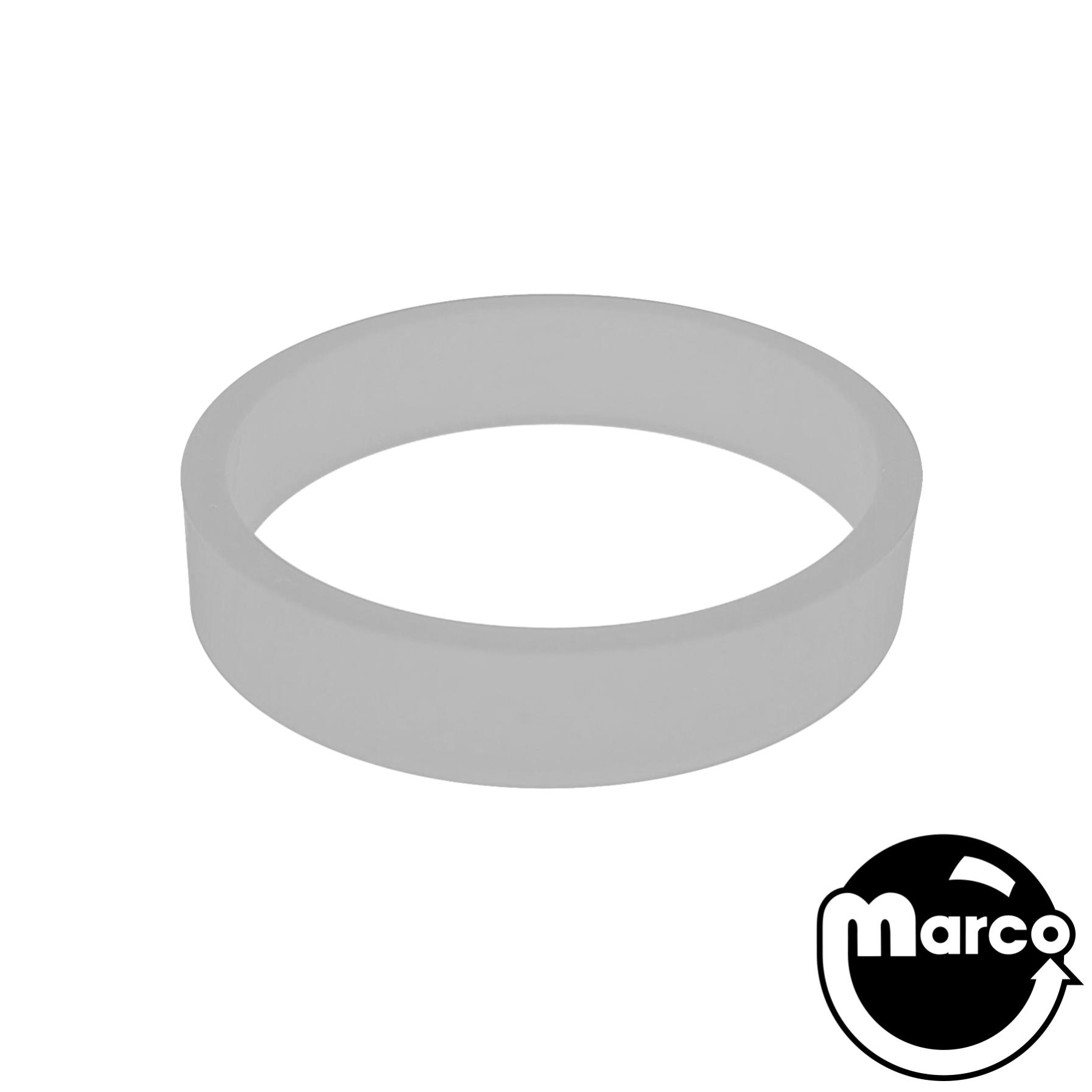 SB flipper narrow 0.375 in x 1.5 in ID ring, WHITE