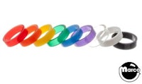 Super-Bands Flipper 0.5 in x 1-5/16 in ID RED Ring