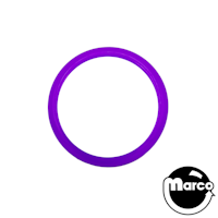 Super-Bands&trade; polyurethane ring 4 inch purple