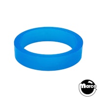 Titan&trade; Silicone - flipper 1/2 x 1-1/2 inch Translucent Blue