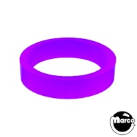 Titan&trade; Silicone - flipper 1/2 x 1-1/2 inch Translucent Purple