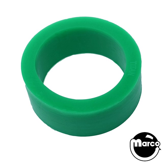 Titan™ Silicone Green mini flipper 1/2 x 1 inch ID