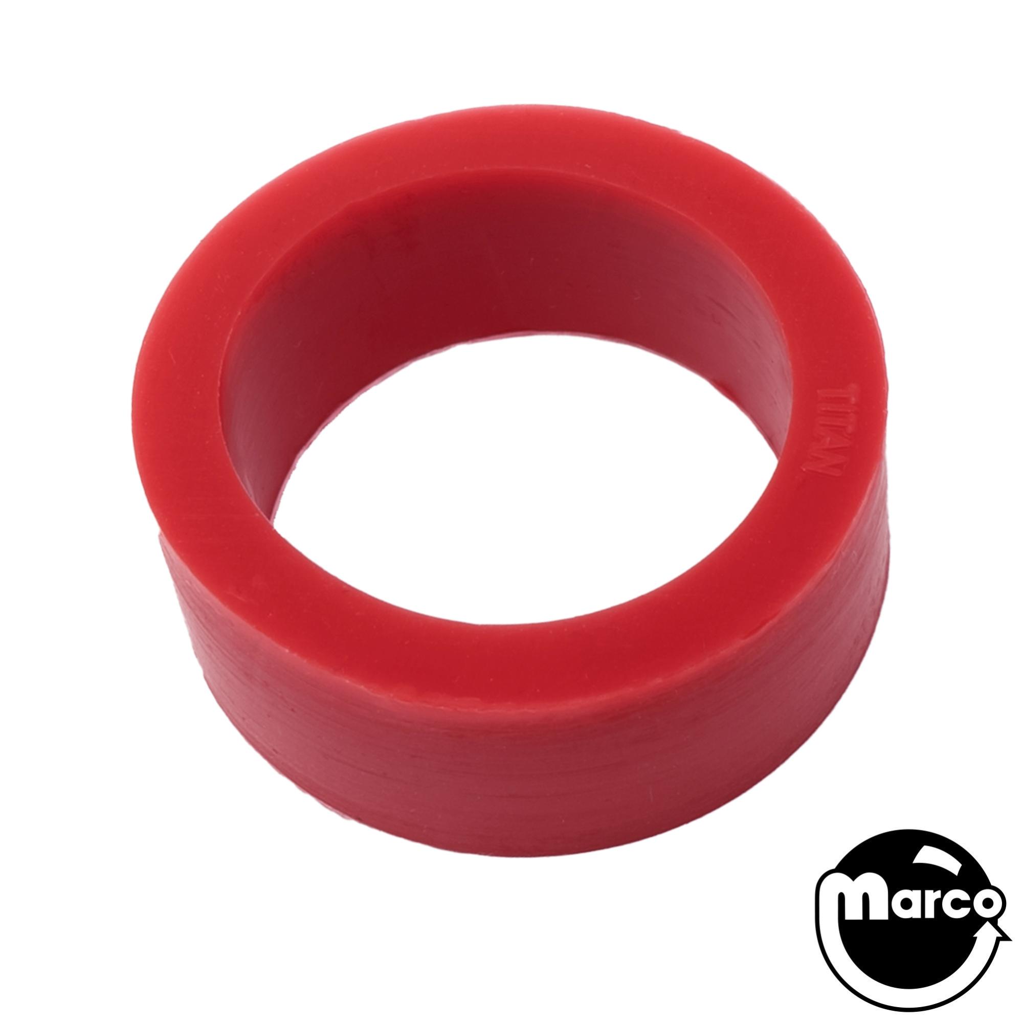 Titan™ Silicone Red mini flipper 1/2 x 1 inch ID