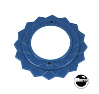 Pop bumper cap daisy dome blue / white