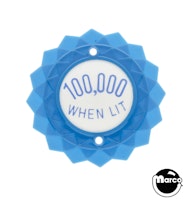 Pop bumper cap daisy dome blue '100,000 When Lit' blue