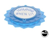 Pop bumper cap daisy dome blue '100,000 When Lit' blue