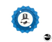 Pop bumper cap daisy dome blue Top Hat