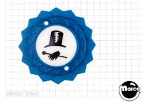 Pop bumper cap daisy dome blue Top Hat