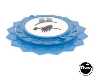 Pop bumper cap daisy dome blue Top Hat