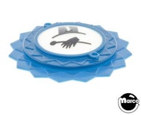 Pop bumper cap daisy dome blue Top Hat